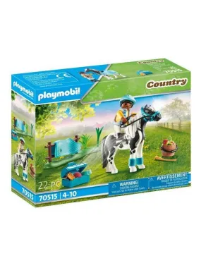 70515 'playmobil' Cavalier Et Poney Lewitzer - N/A