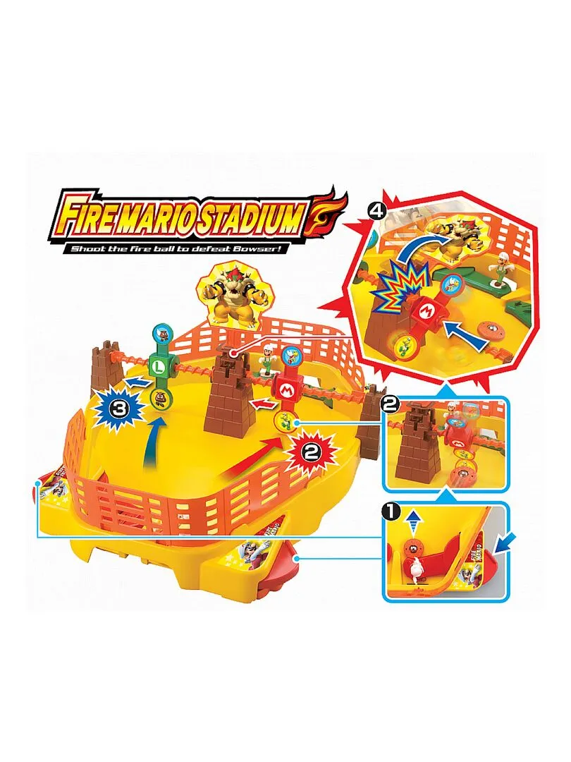 7388 Fire Mario Stadium Jeu De Flipper - N/A