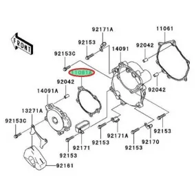 Achat carter pignon demarreur joint zx10r 110610048  KAWASAKI  MOTOSHOP 35