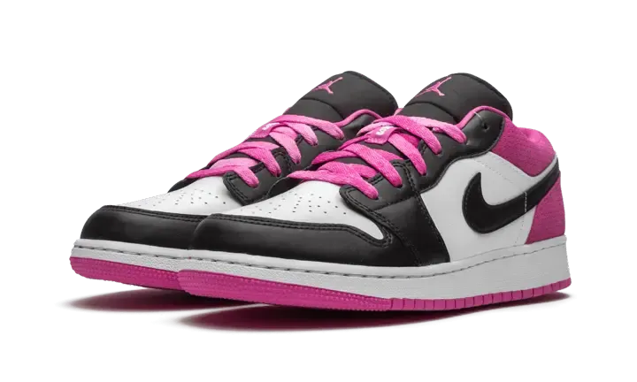 Air Jordan 1 Low Black Active Fuchsia