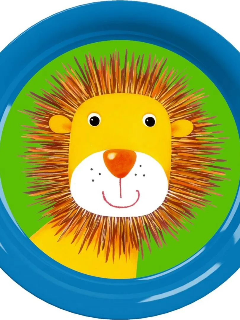 Assiette lion - petits coquins effrontés - N/A