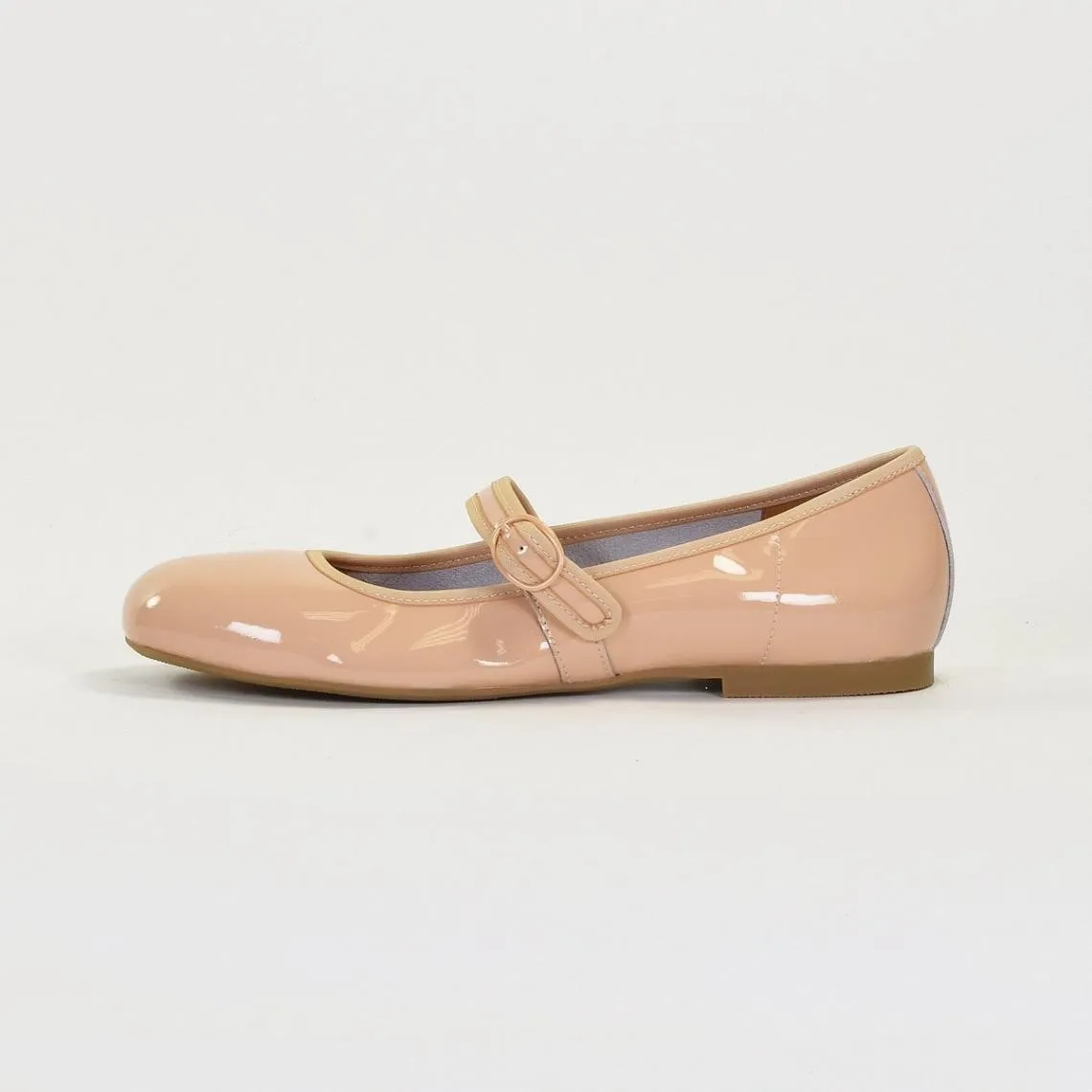 Ballerines JULIE en cuir rose | 3 Suisses