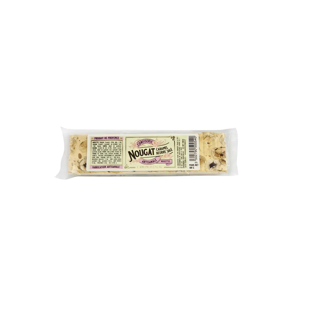 Barre Nougat caramel beurre salé 100g