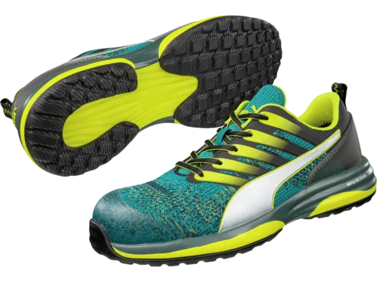 Baskets de sécurité S1P ESD HRO SRC Puma Charge vertes