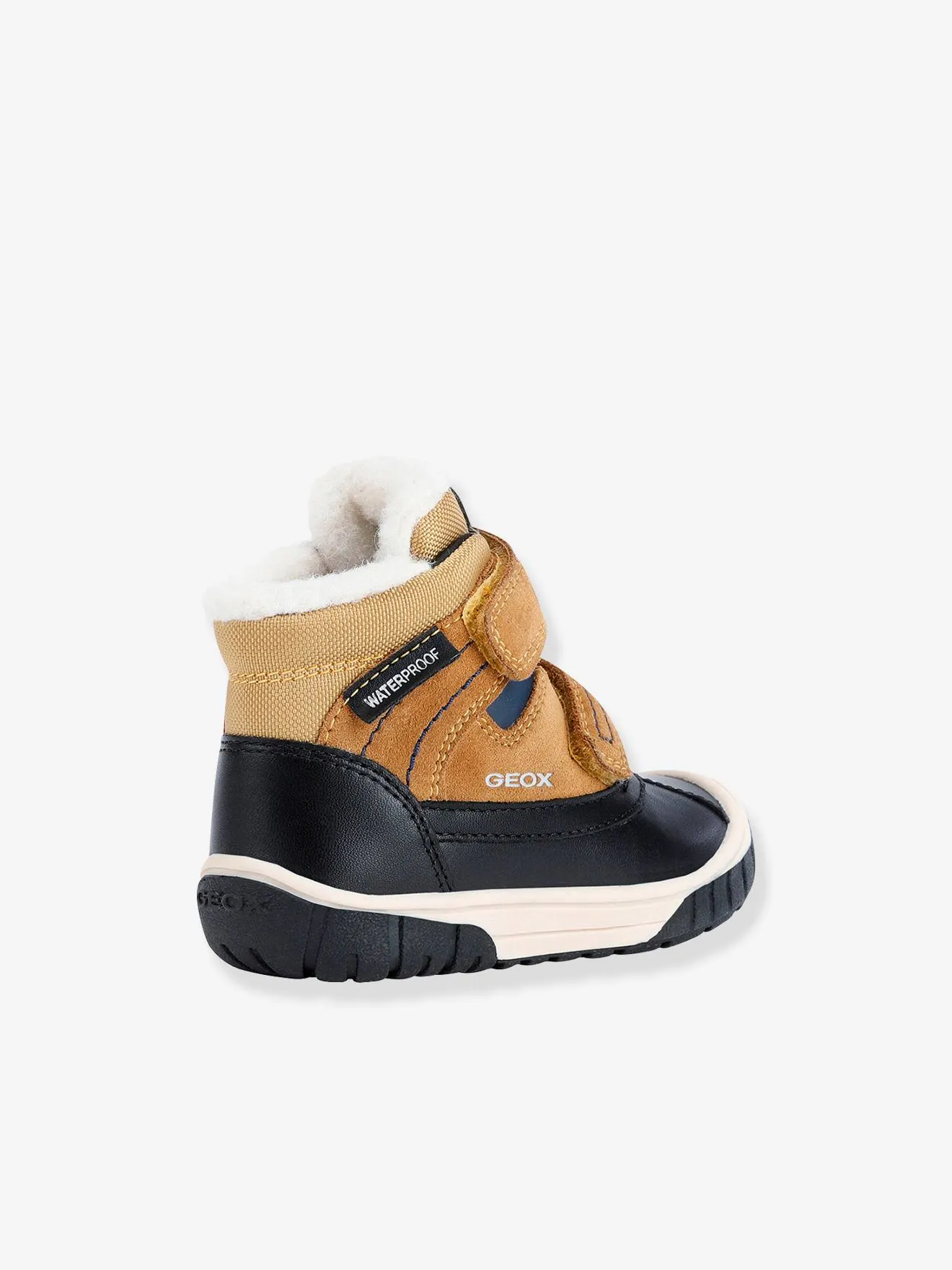 Baskets fourrées MID bébé garçon Omar Boy WPF GEOX® jaune - Geox