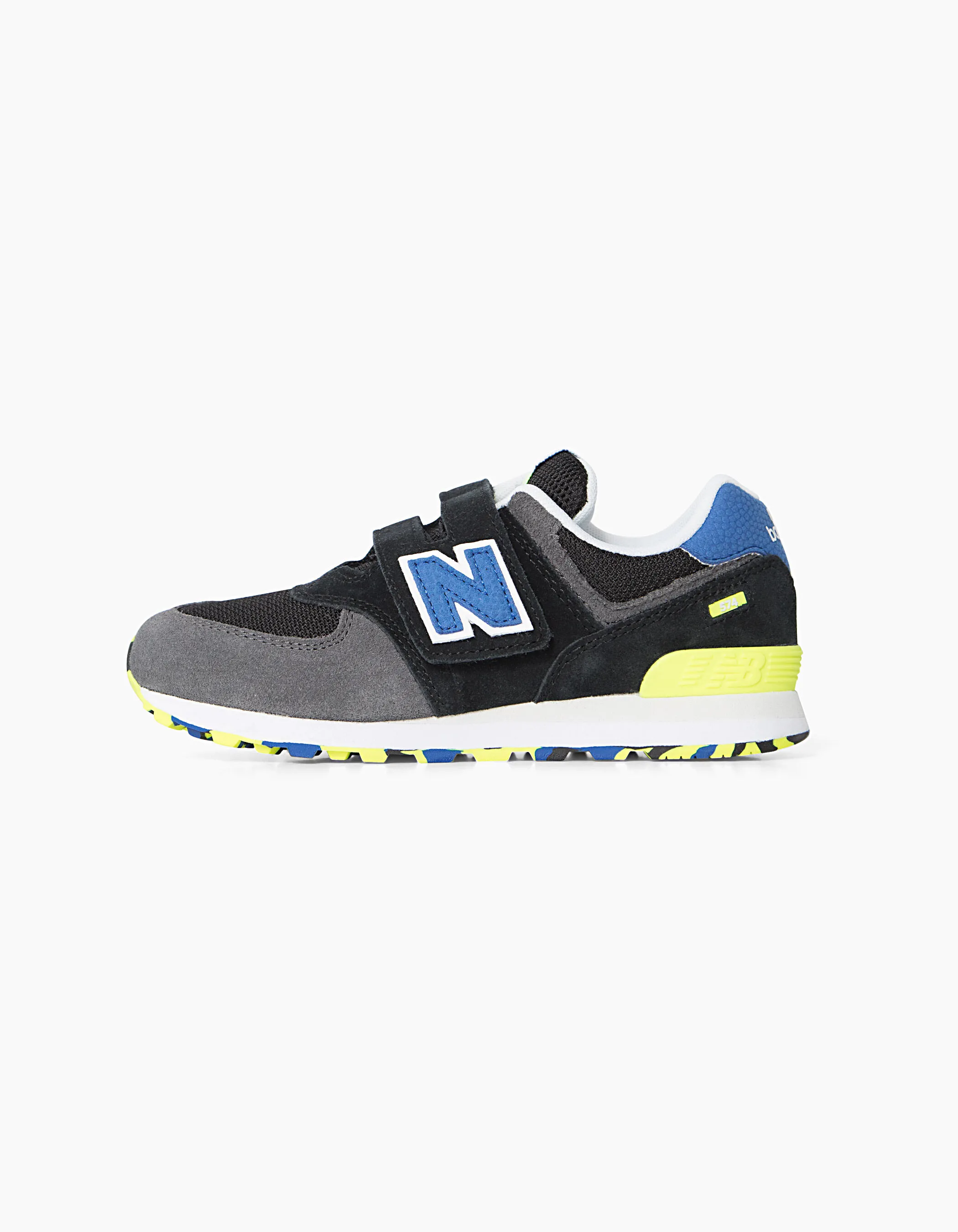 Baskets NEW BALANCE® noires à scratch garçon