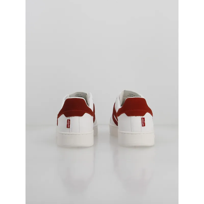 Baskets swift blanc rouge homme - Levi's | wimod