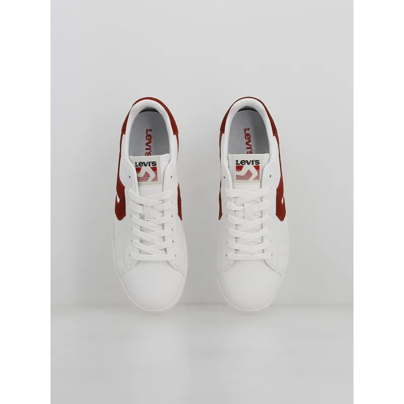 Baskets swift blanc rouge homme - Levi's | wimod