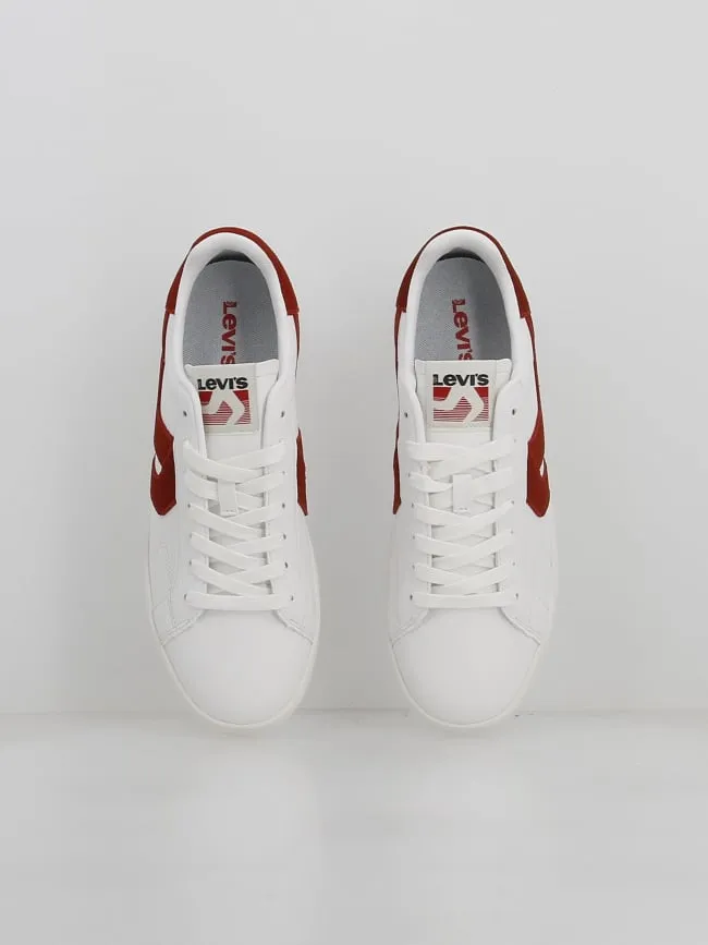 Baskets swift blanc rouge homme - Levi's | wimod