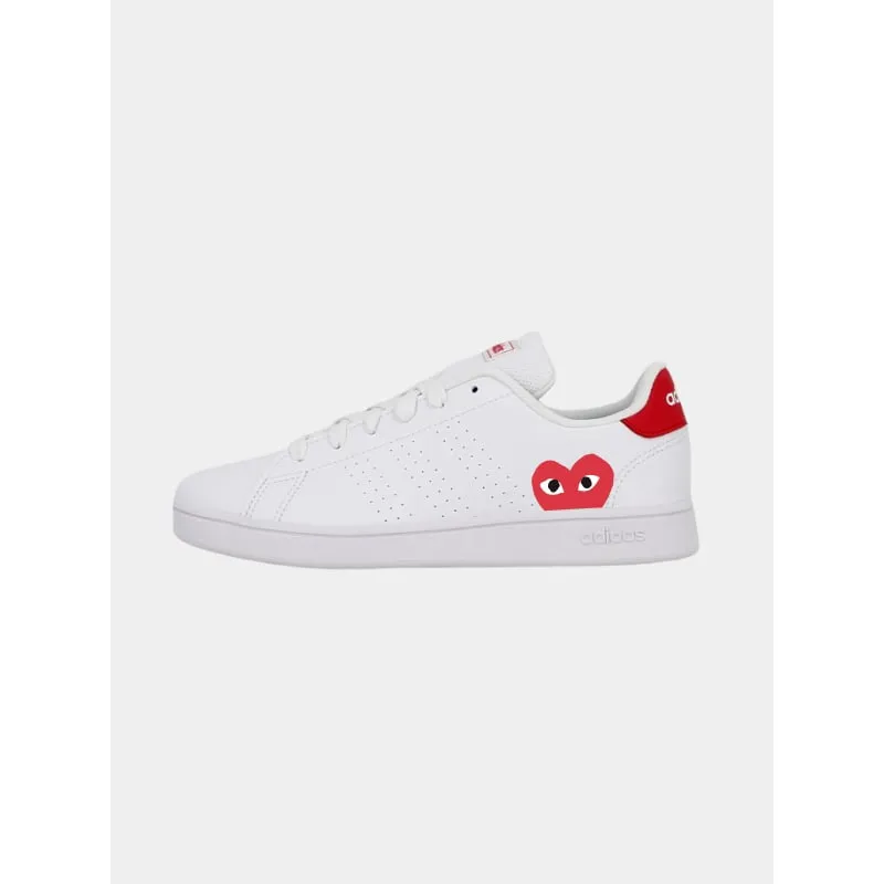 Baskets à scratch hoops 3.0 fluo blanc enfant - Adidas | wimod