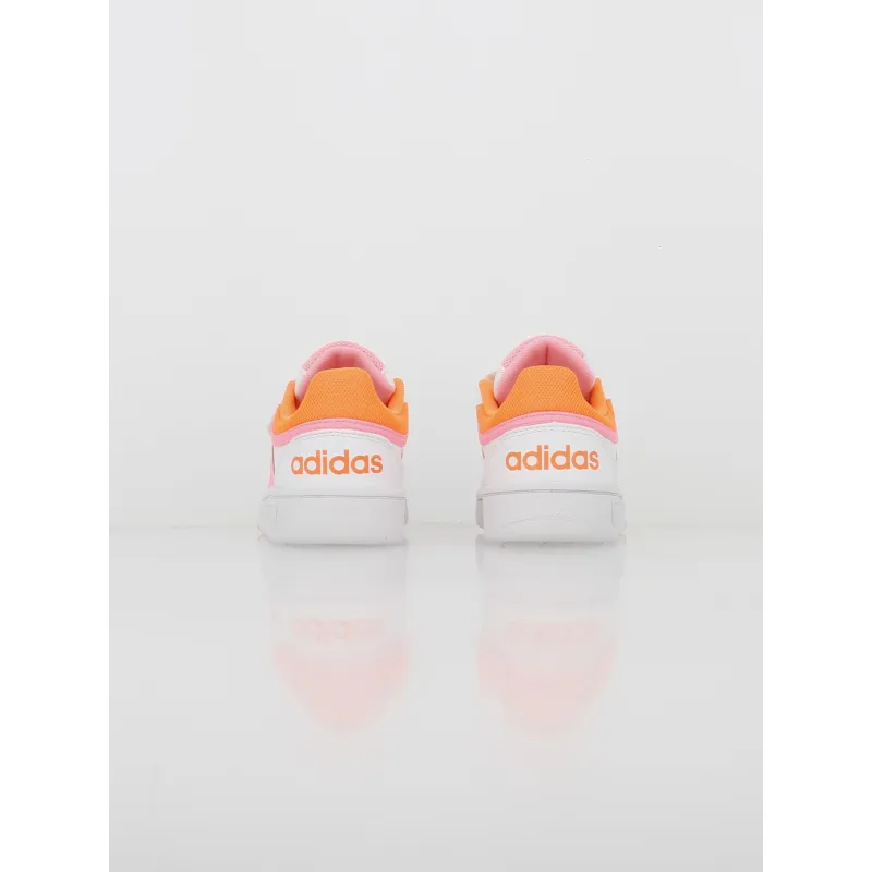 Baskets à scratch hoops 3.0 fluo blanc enfant - Adidas | wimod