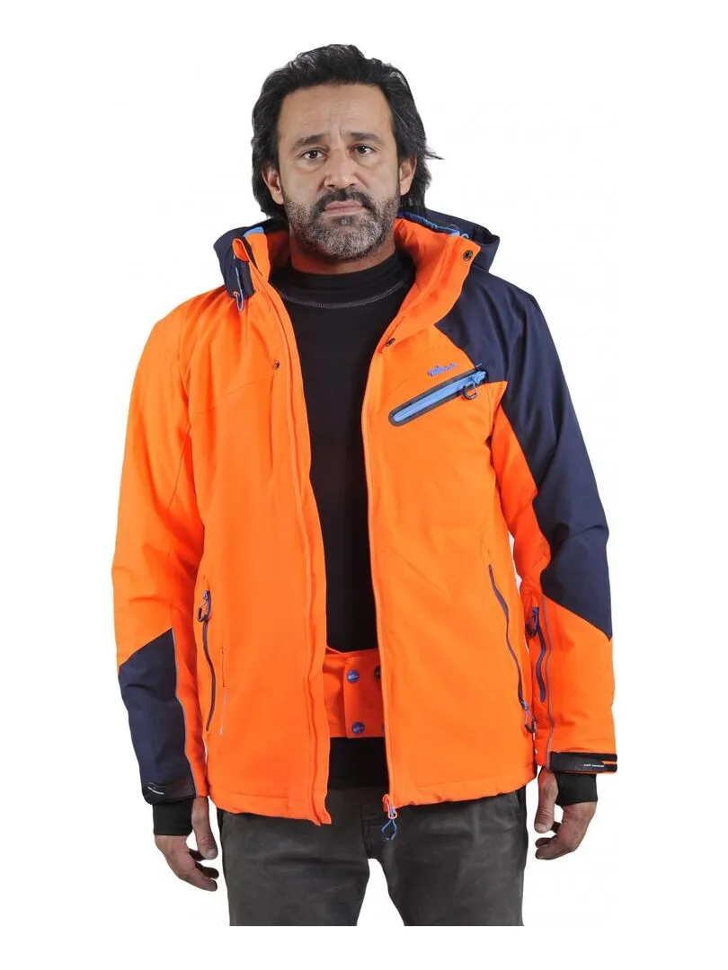 Blouson de ski homme CALIS - PEAK MOUNTAIN - Orange