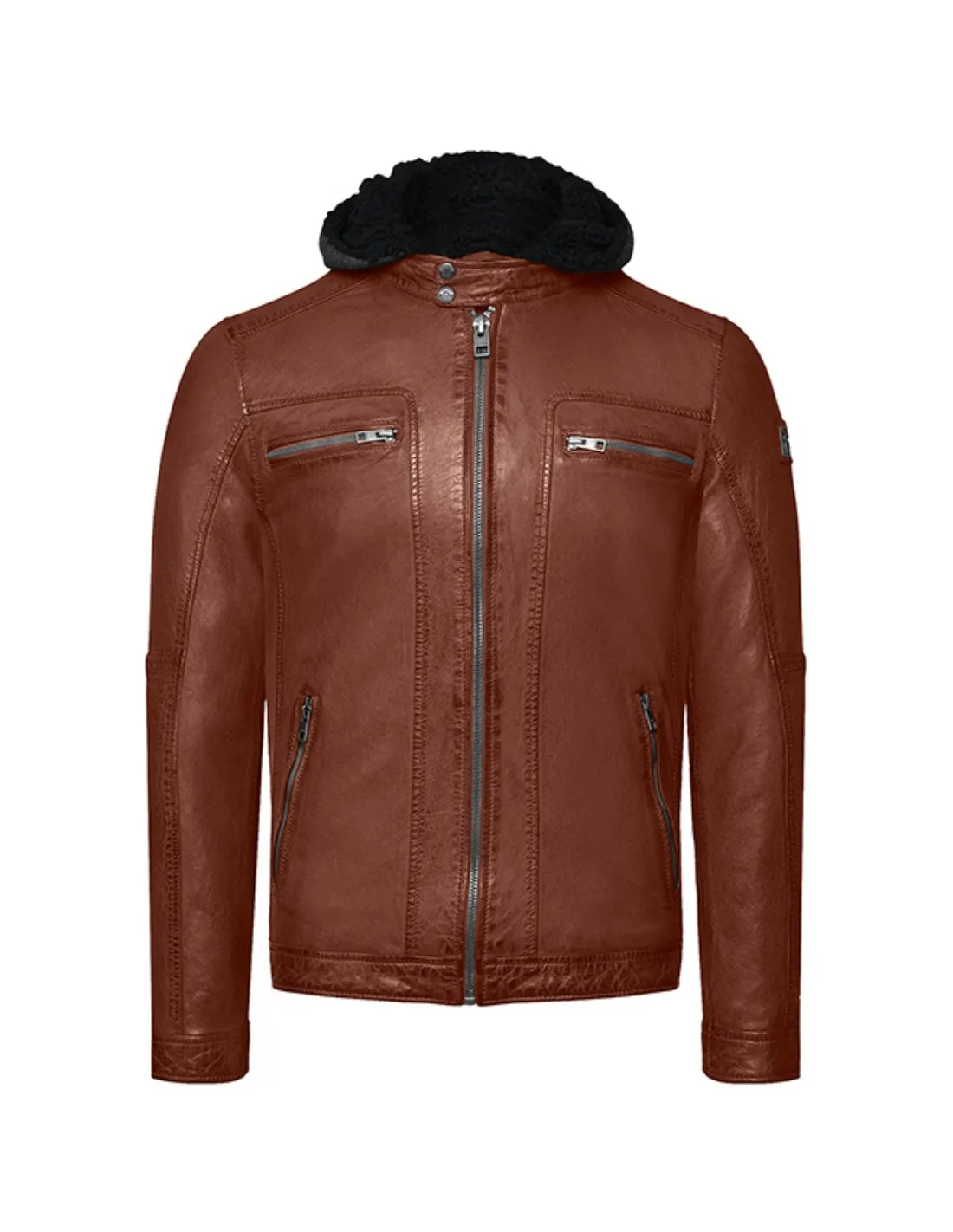 Blouson en cuir Oakwood Drink Ref 44562 Porto