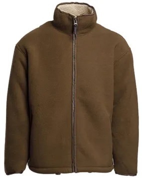 Blouson laine polaire sherpa - Homme - Pen Duick - PK750 - marron 