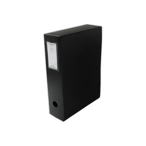 Boîte de classement  en polypropylène opaque- Dos 8 cm - noir - FIDUCIAL