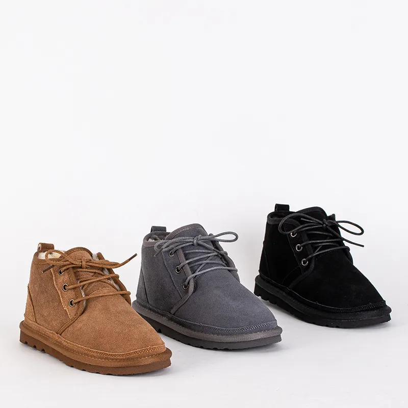Bottes de neige enfant camel Tibilis- Chaussures