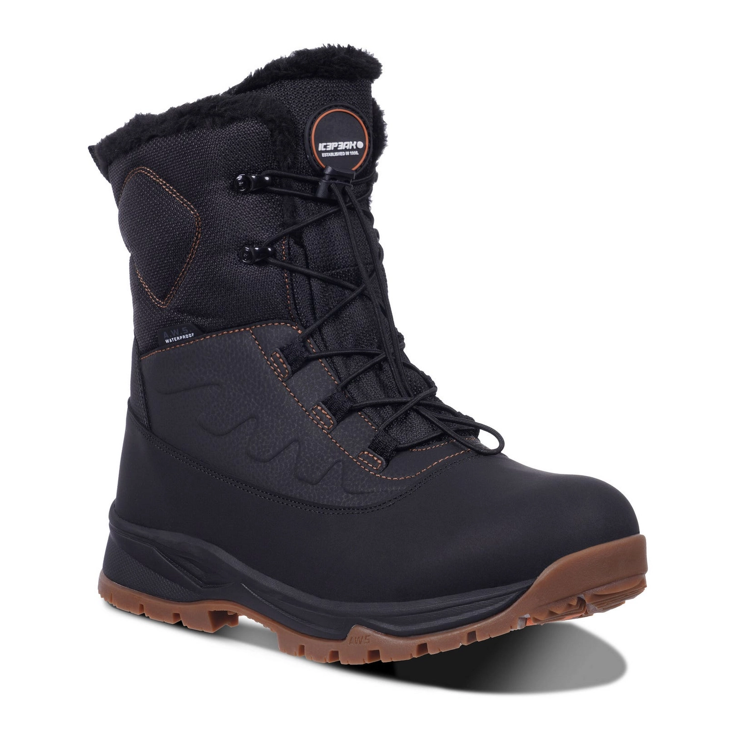 Bottes de Neige Icepeak Men Alofi Mr Black 23