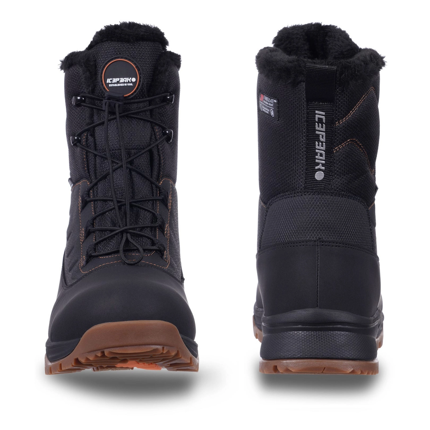 Bottes de Neige Icepeak Men Alofi Mr Black 23