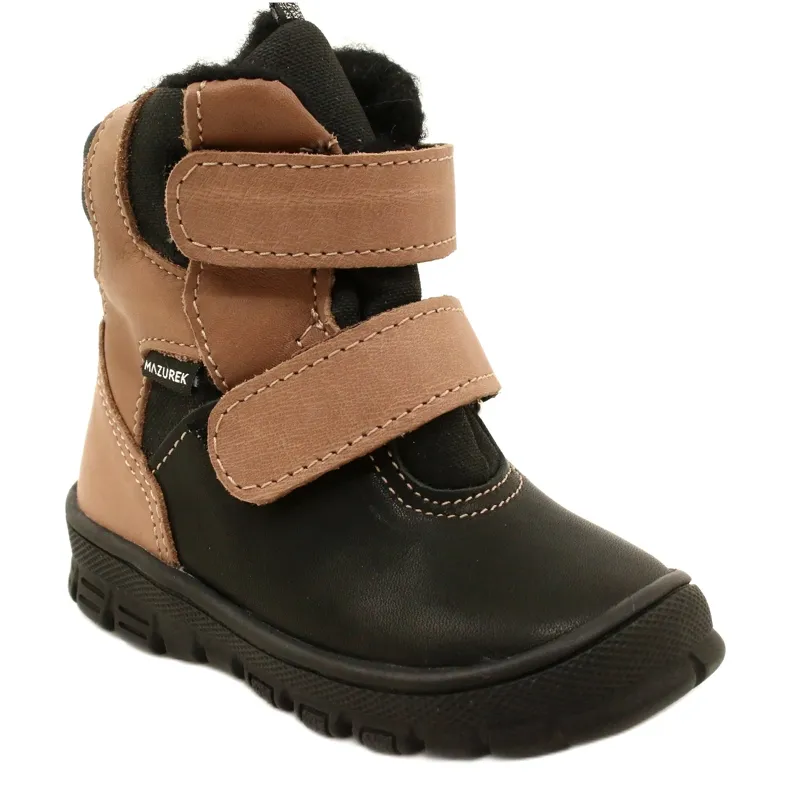Bottes de neige imperméables TE-POR Mazurek 1351 le noir