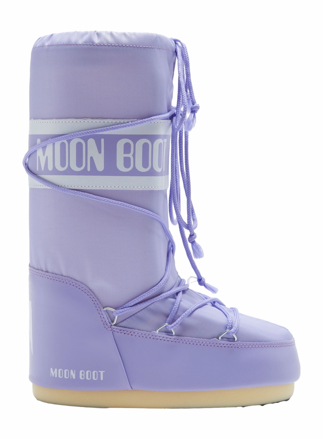 Bottes de Neige Moon Boot Femme Nylon Lilas