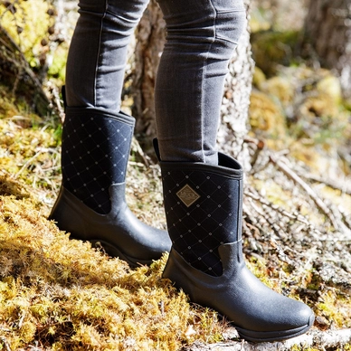 Bottes de Neige Muck Boot Women Arctic Weekend Prints Black Quilt