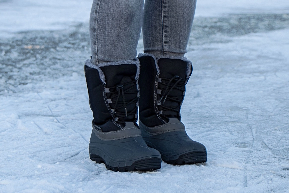 Bottes de Neige Winter Grip Femmes Frosty II Noir