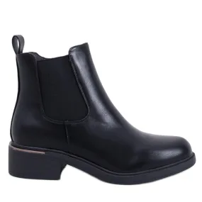 Bottines Chelsea Tagart noires en grain le noir