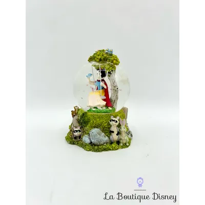 Boule à neige Blanche Neige balançoire Disneyland Paris snow globe Disney animaux forêt