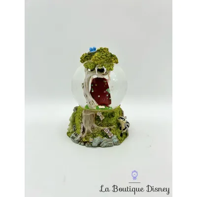 Boule à neige Blanche Neige balançoire Disneyland Paris snow globe Disney animaux forêt