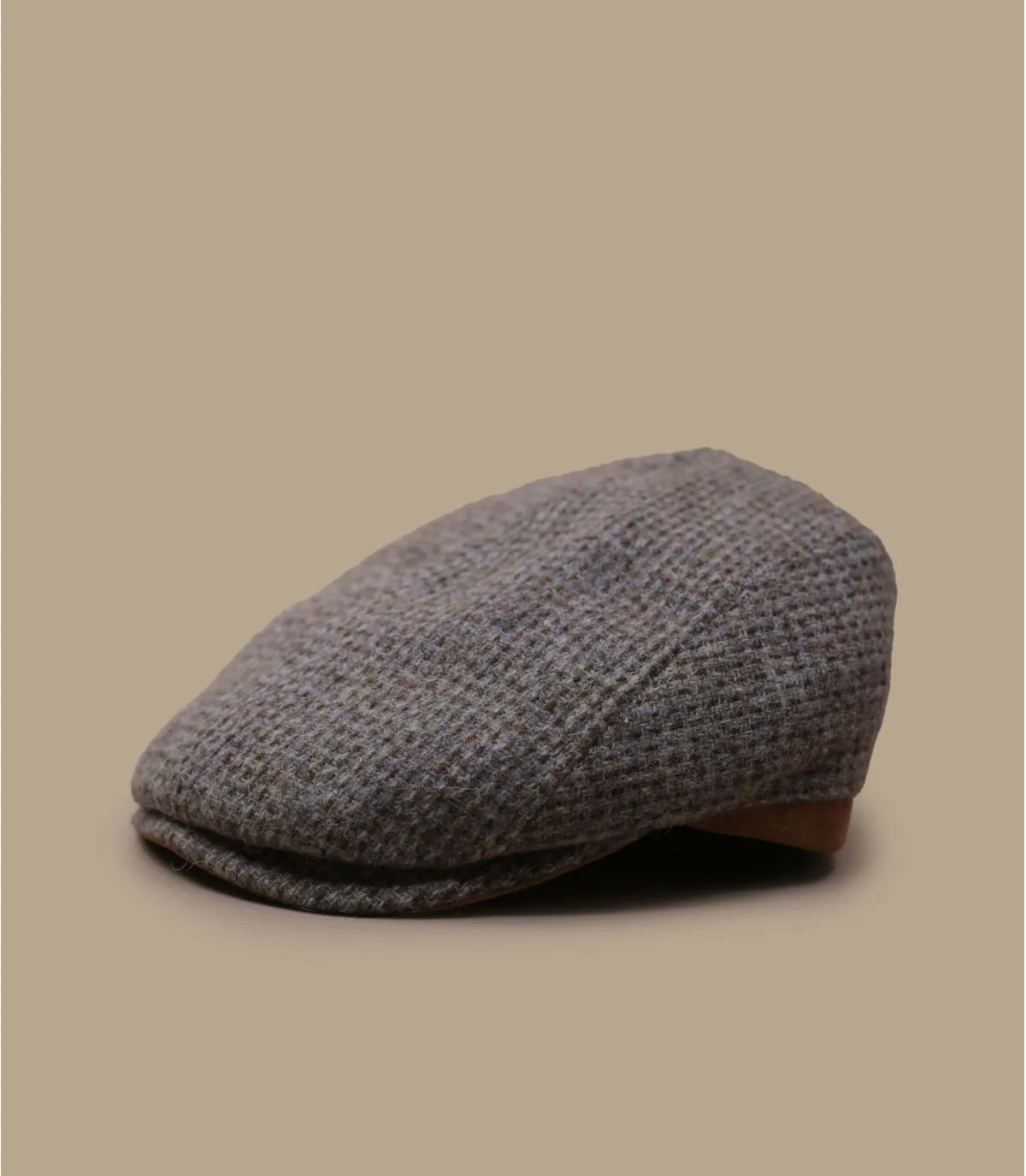 béret beige laine - Celestin Harris Tweed  beige Flechet : Headict