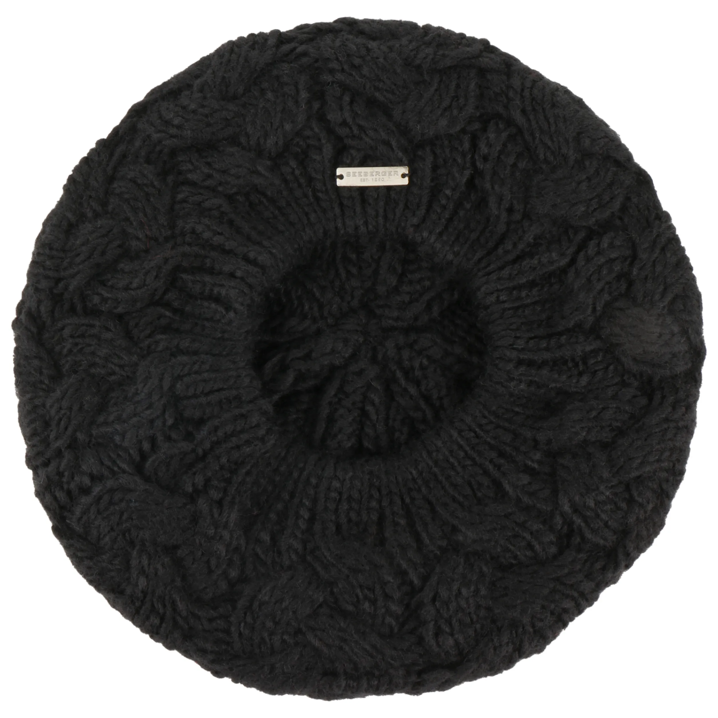 Béret Cable Knit by Seeberger --> Chapeaux, casquettes & bonnets en ligne ▷ Chapeaushop