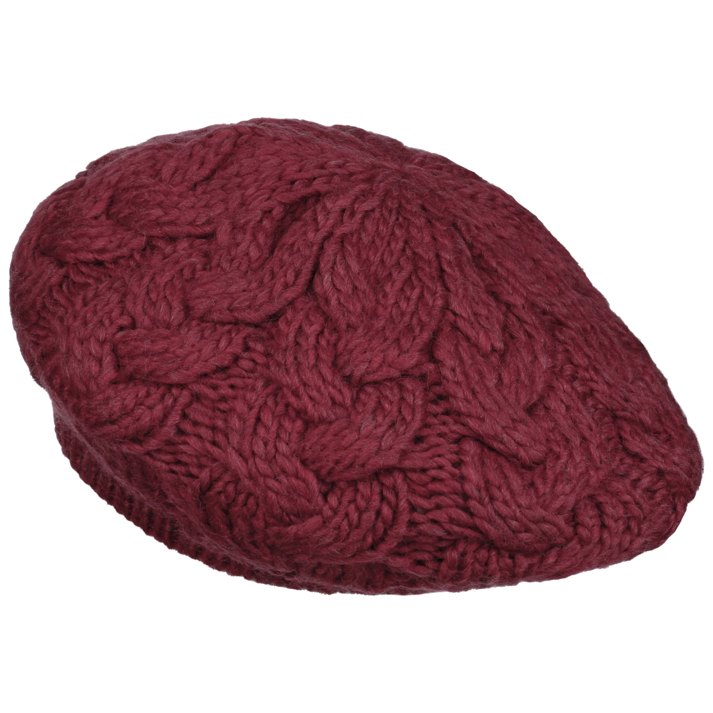 Béret Cable Knit by Seeberger --> Chapeaux, casquettes & bonnets en ligne ▷ Chapeaushop