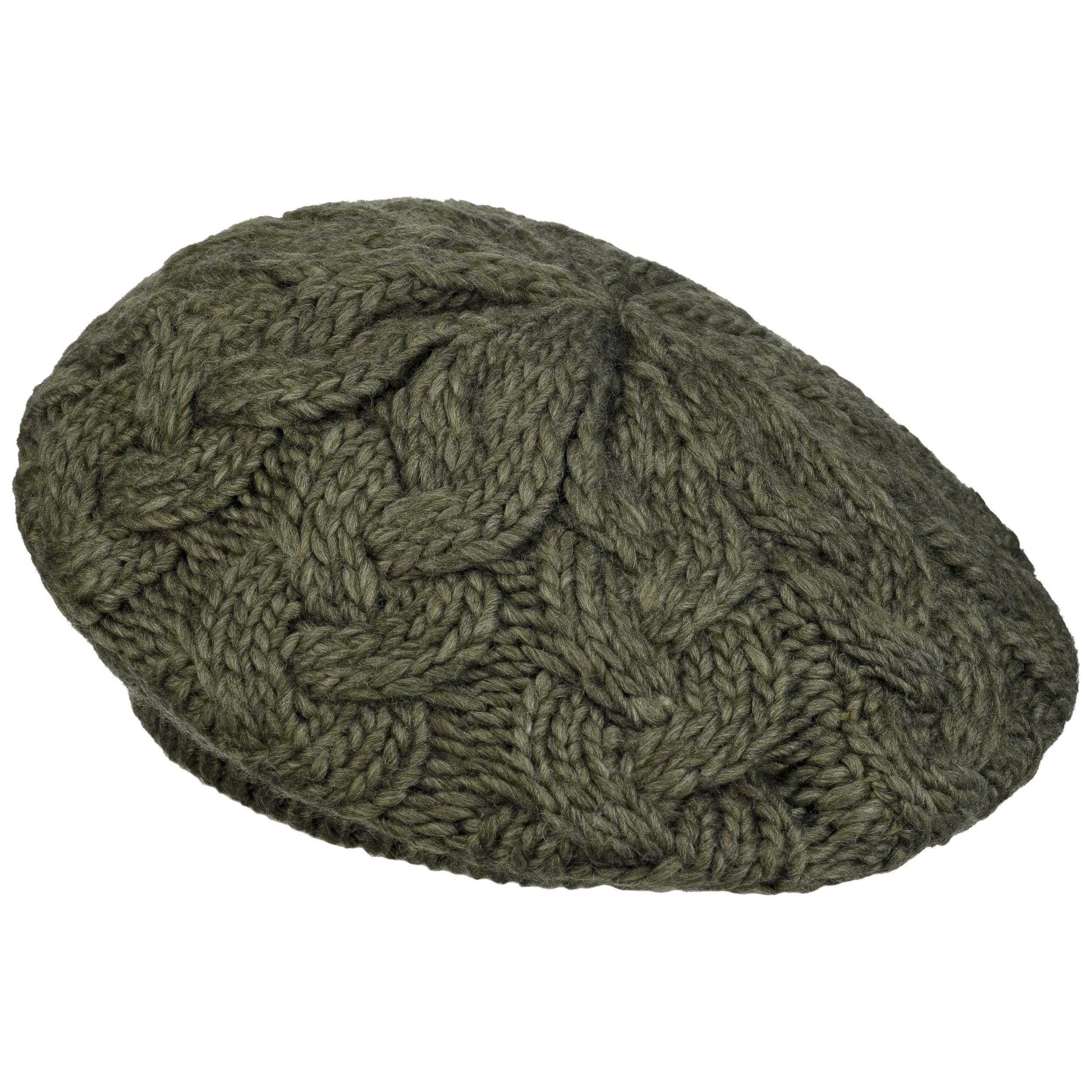 Béret Cable Knit by Seeberger --> Chapeaux, casquettes & bonnets en ligne ▷ Chapeaushop