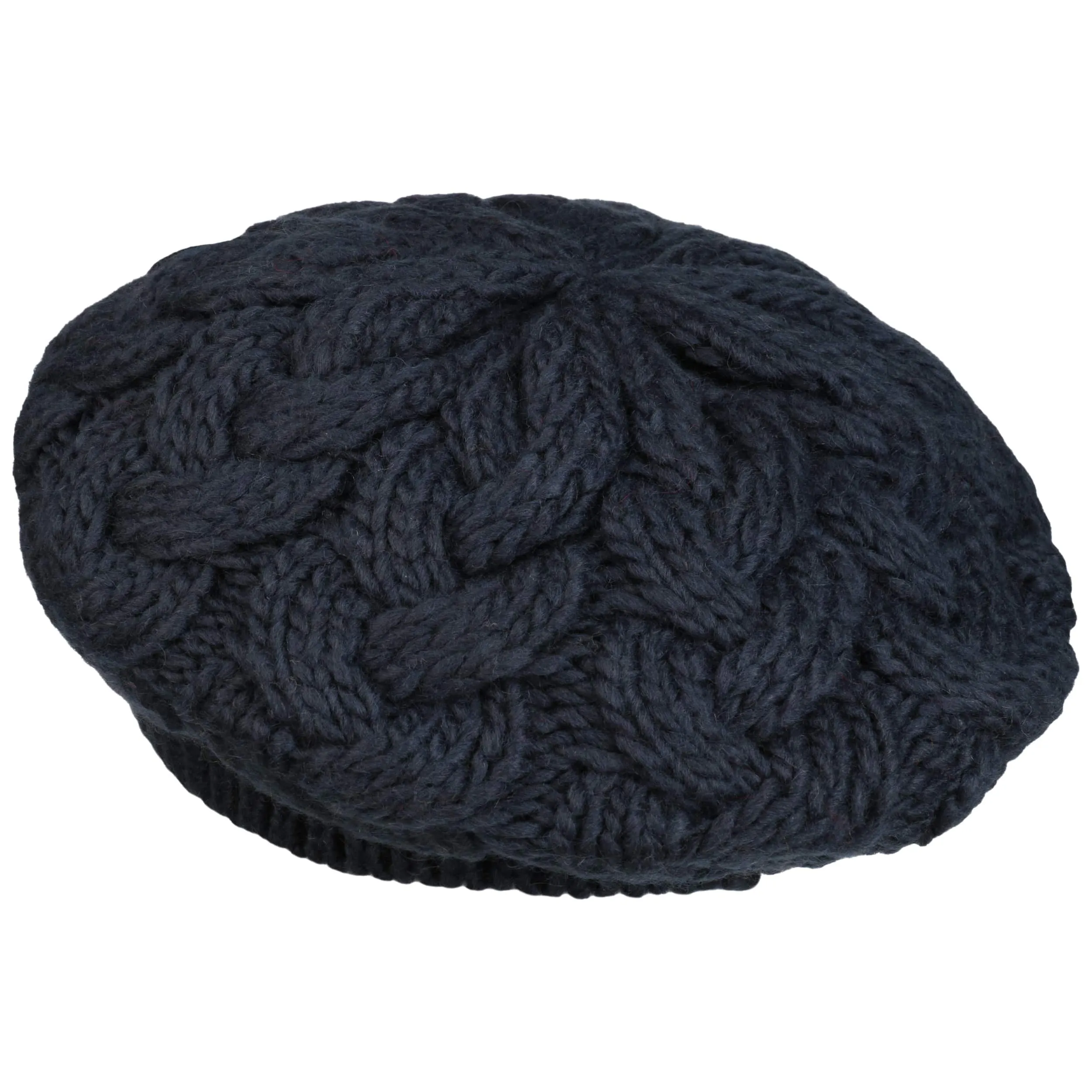 Béret Cable Knit by Seeberger --> Chapeaux, casquettes & bonnets en ligne ▷ Chapeaushop