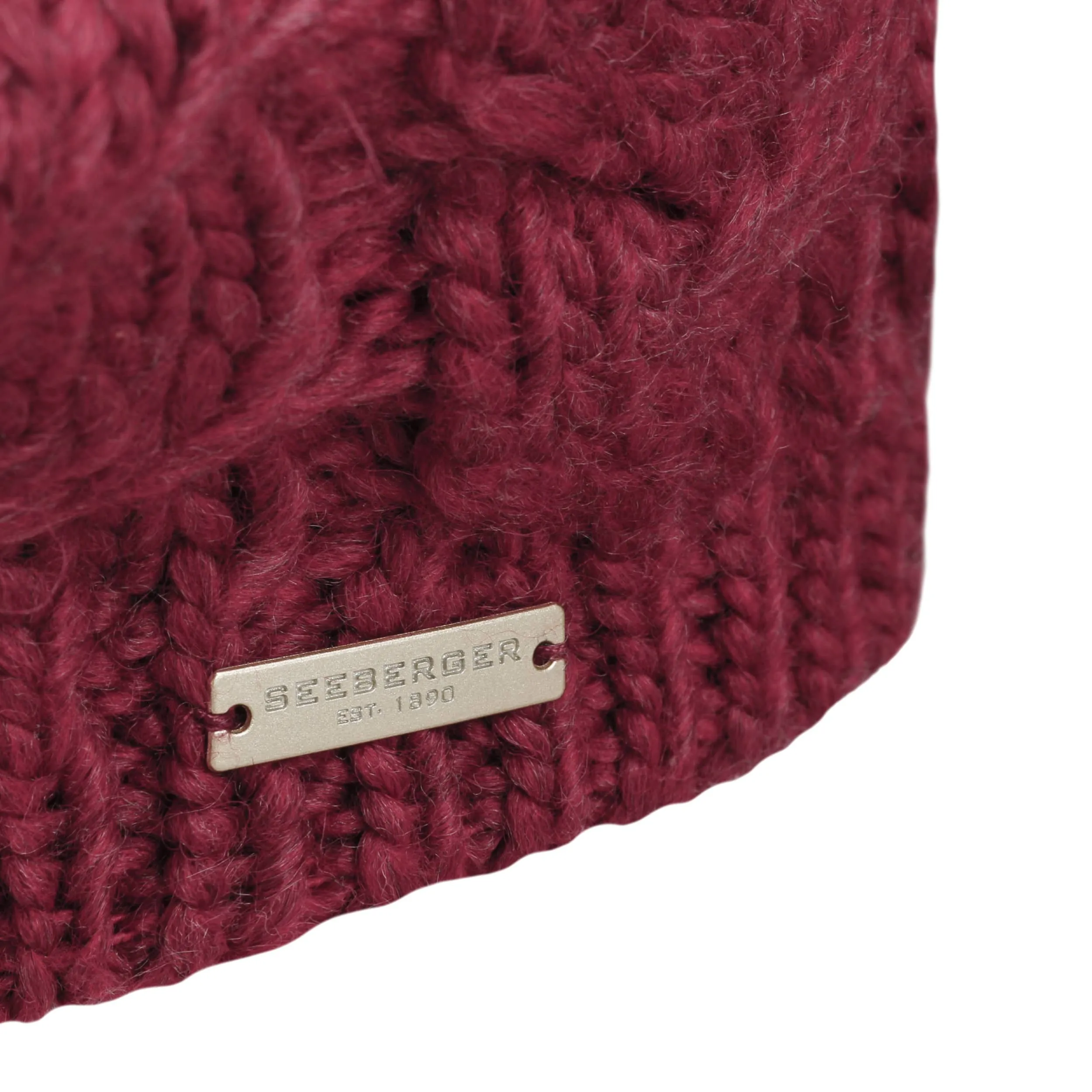 Béret Cable Knit by Seeberger --> Chapeaux, casquettes & bonnets en ligne ▷ Chapeaushop