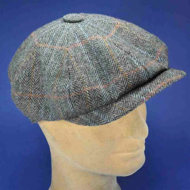 Béret CITY SPORT peaky blinders gris| Casquette irlandaise laine