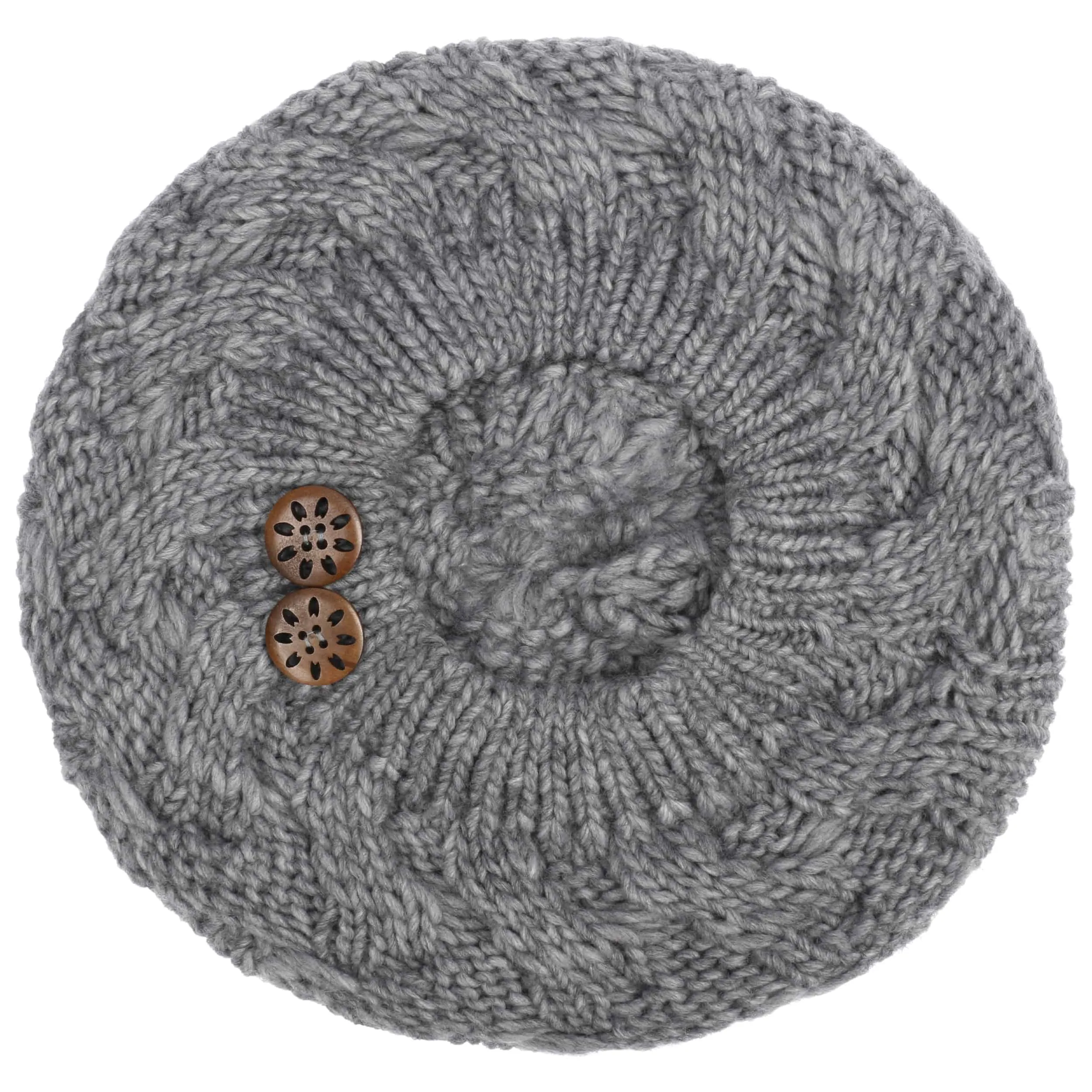 Béret en Tricot Jil avec Boutons by Lierys --> Chapeaux, casquettes & bonnets en ligne ▷ Chapeaushop