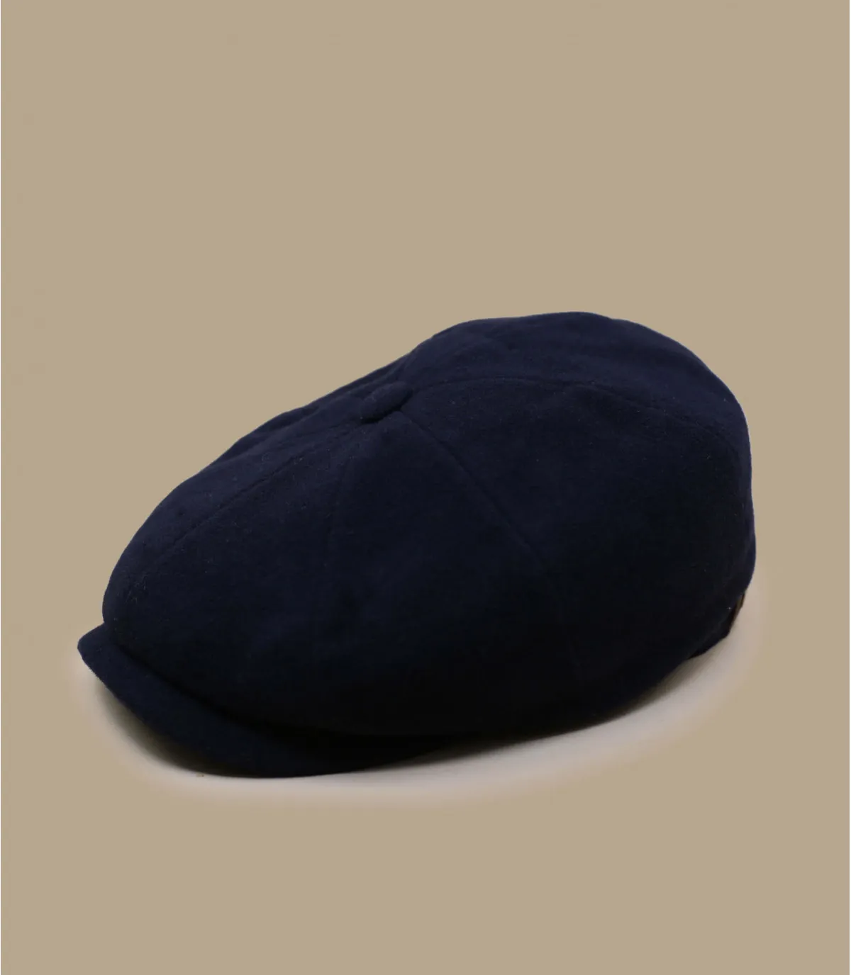 casquette gavroche bleu laine Hatteras Cashmere navy Stetson Headict