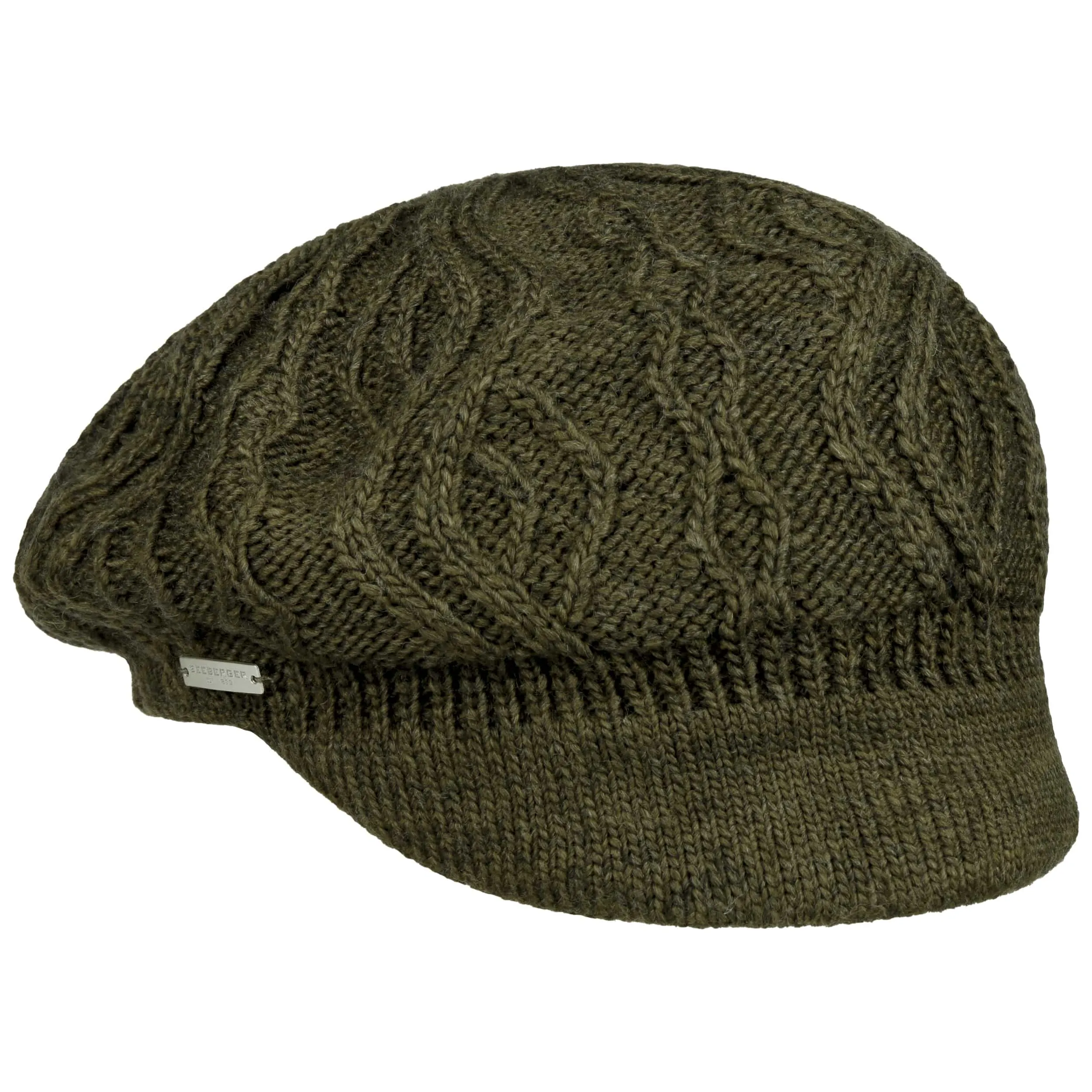Casquette Gavroche en Tricot Annelie by Seeberger --> Chapeaux, casquettes & bonnets en ligne ▷ Chapeaushop