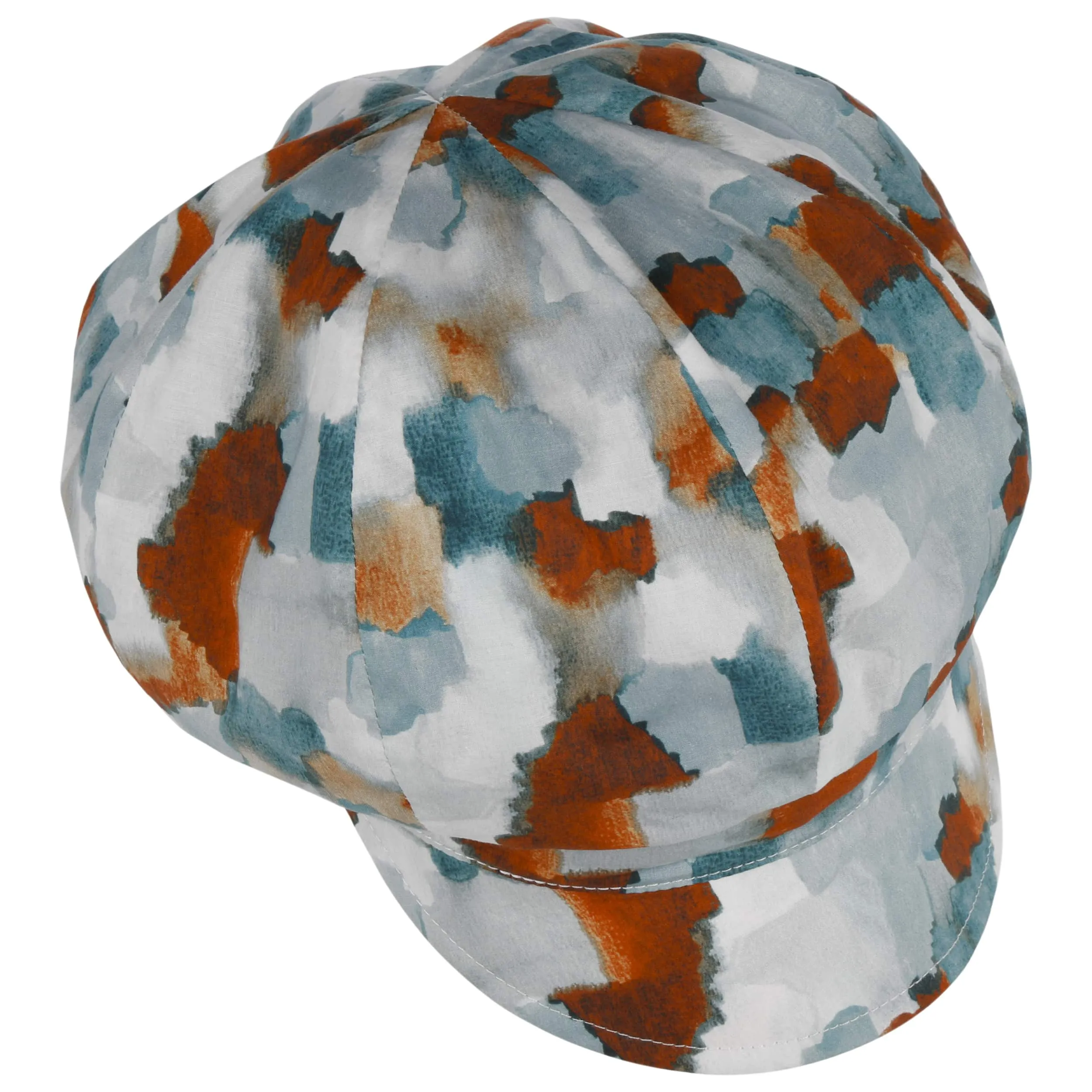 Casquette Gavroche Watercolour by Seeberger --> Chapeaux, casquettes & bonnets en ligne ▷ Chapeaushop