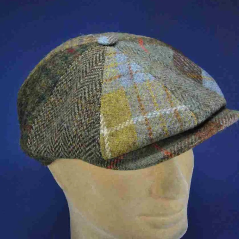 Casquette irlandaise Harris tweed |Bérets laine Ecosse peaky blinders