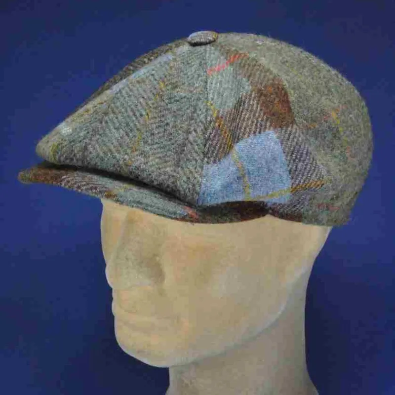 Casquette irlandaise Harris tweed |Bérets laine Ecosse peaky blinders