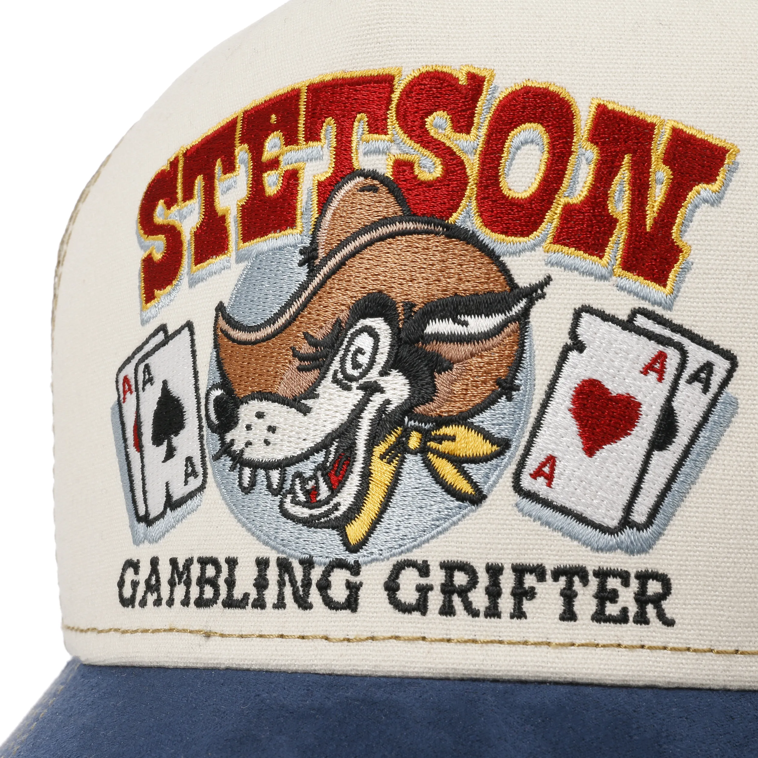 Casquette Trucker Gambling Grifter by Stetson --> Chapeaux, casquettes & bonnets en ligne ▷ Chapeaushop