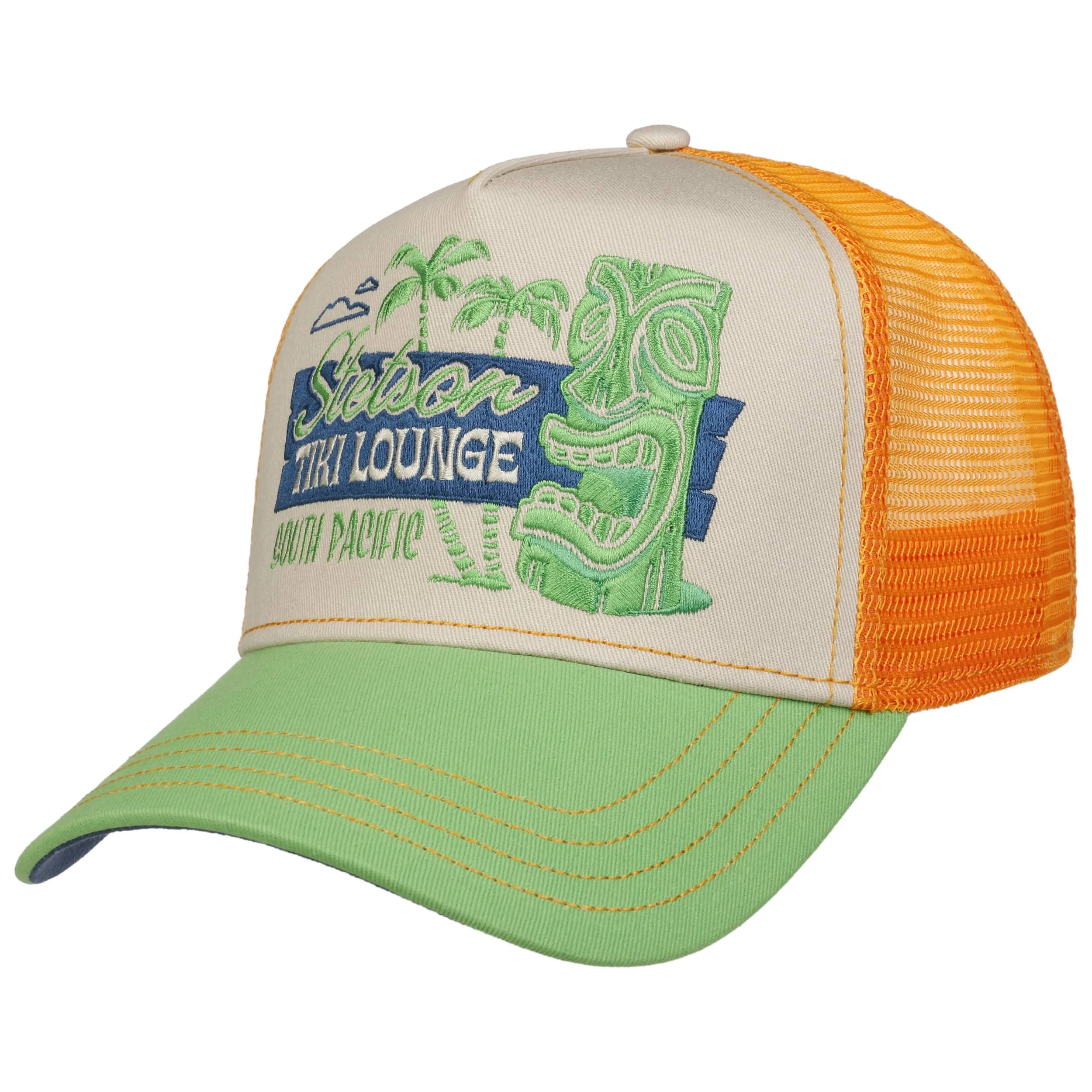 Casquette Trucker Tiki Lounge by Stetson --> Chapeaux, casquettes & bonnets en ligne ▷ Chapeaushop