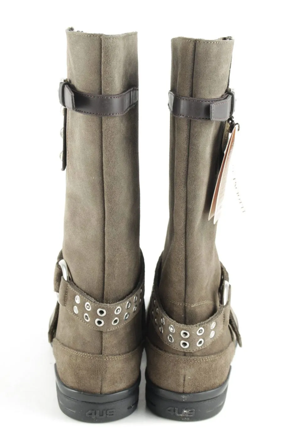 Cesare Paciotti Bottes de neige gris vert style décontracté