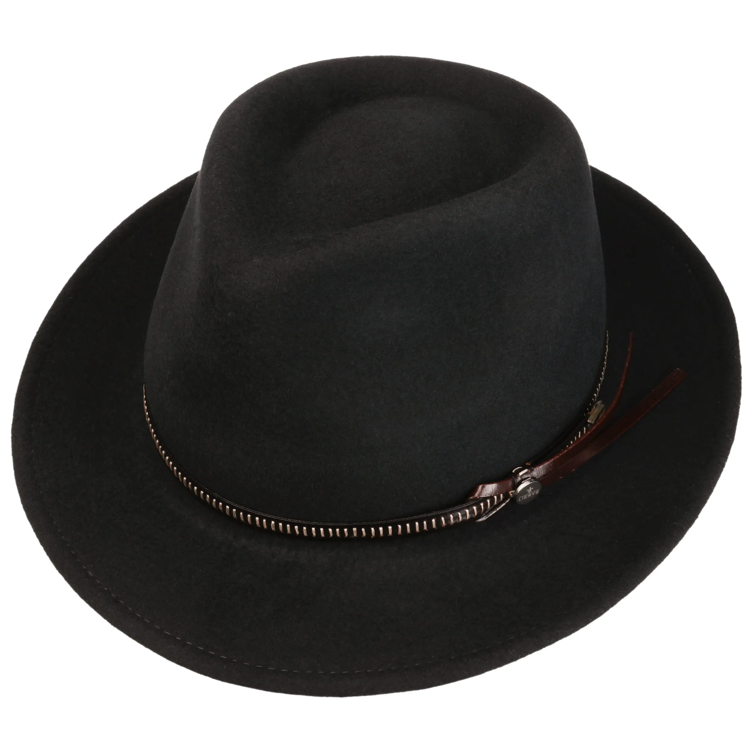 Chapeau en Feutre avec Bande de Cuir by Lierys --> Chapeaux, casquettes & bonnets en ligne ▷ Chapeaushop