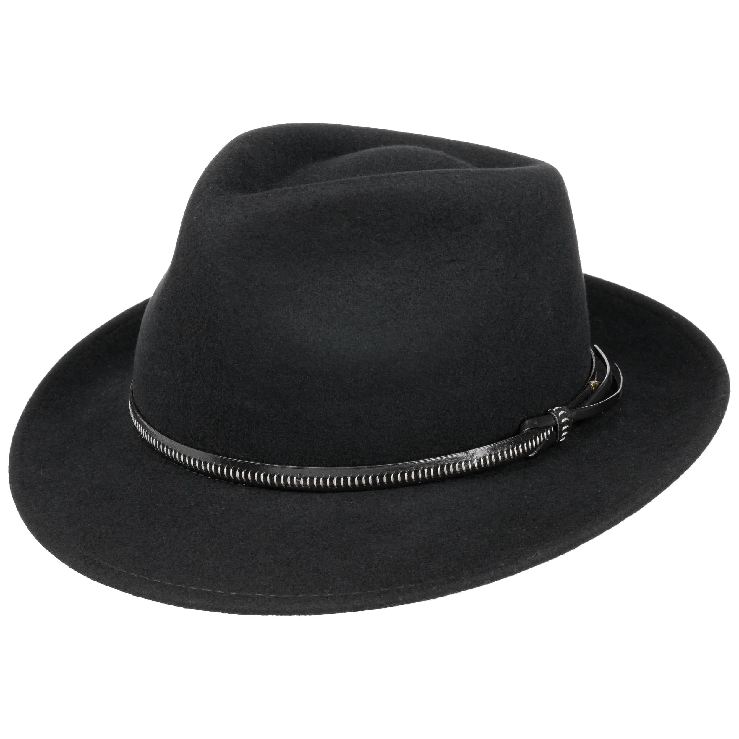 Chapeau en Feutre avec Bande de Cuir by Lierys --> Chapeaux, casquettes & bonnets en ligne ▷ Chapeaushop