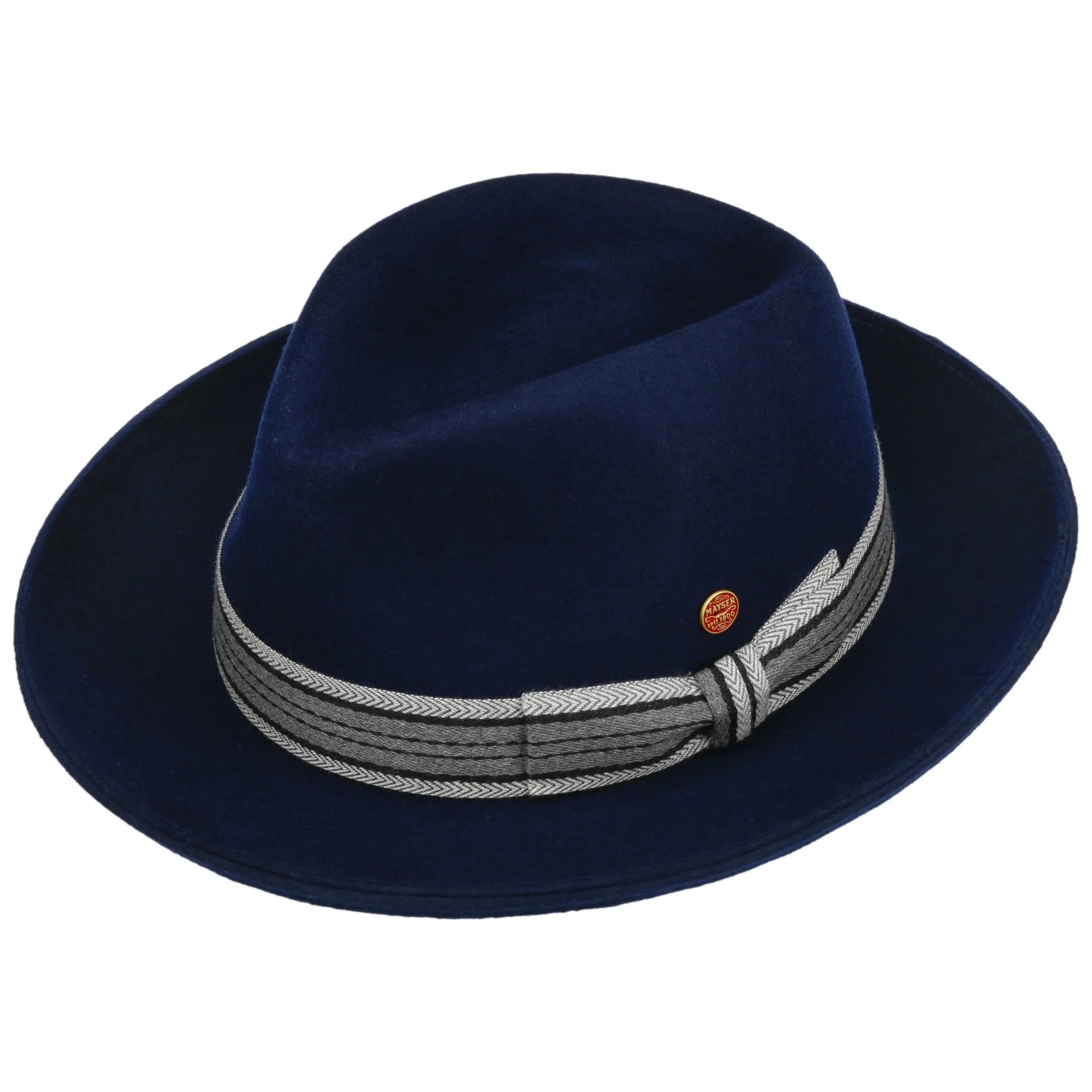 Chapeau en Feutre de Laine Samuel Fedora by Mayser --> Chapeaux, casquettes & bonnets en ligne ▷ Chapeaushop