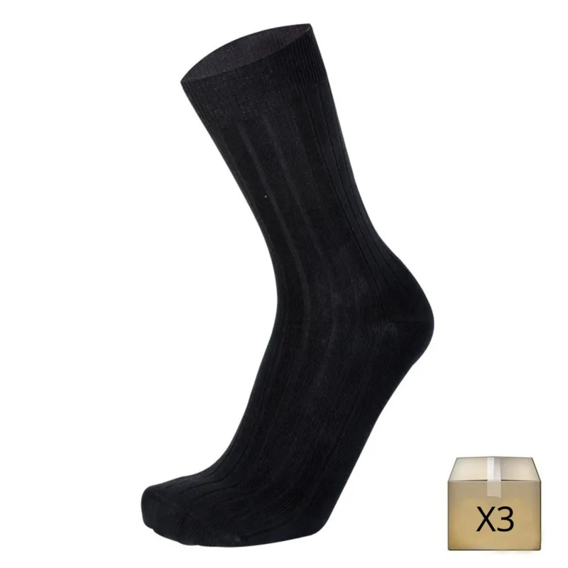 Chaussettes de travail noires en coton pas cher | Estex Chaussettes