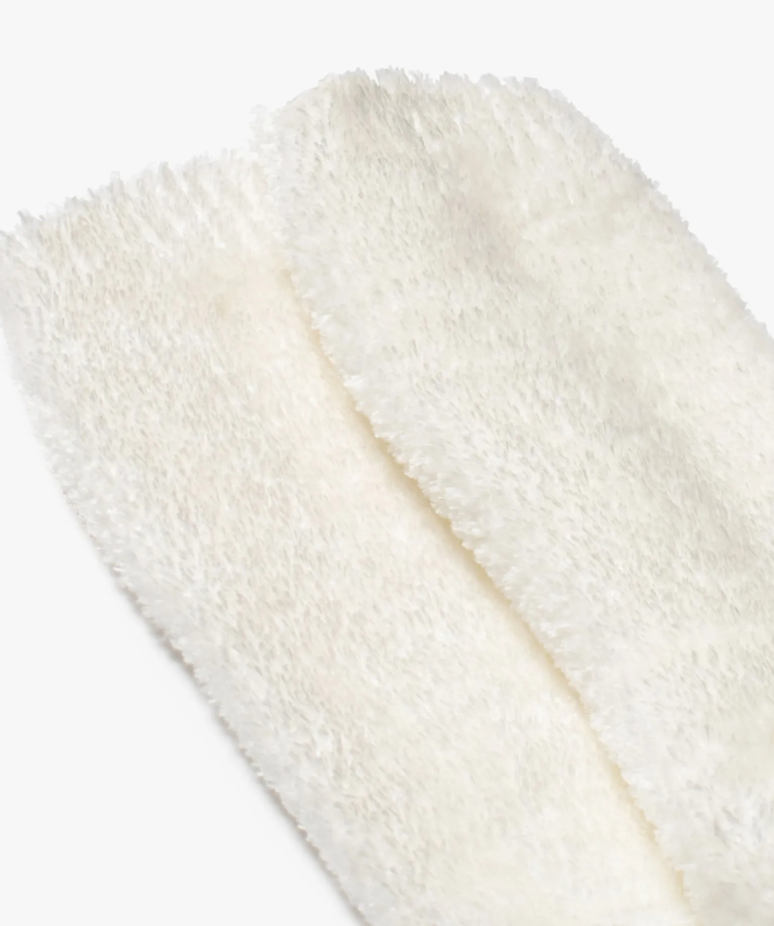 chaussettes en maille chenille douce et epaisse femme blanc chine chaussettes